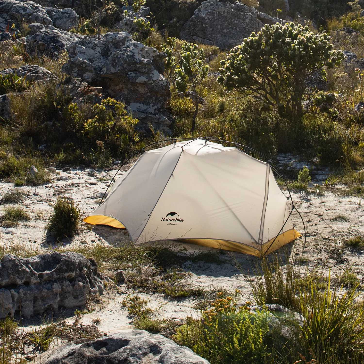 Палатка Naturehike Cloud для 1 человека 930 г нейлоновая алюминиевая дышащая - купить по