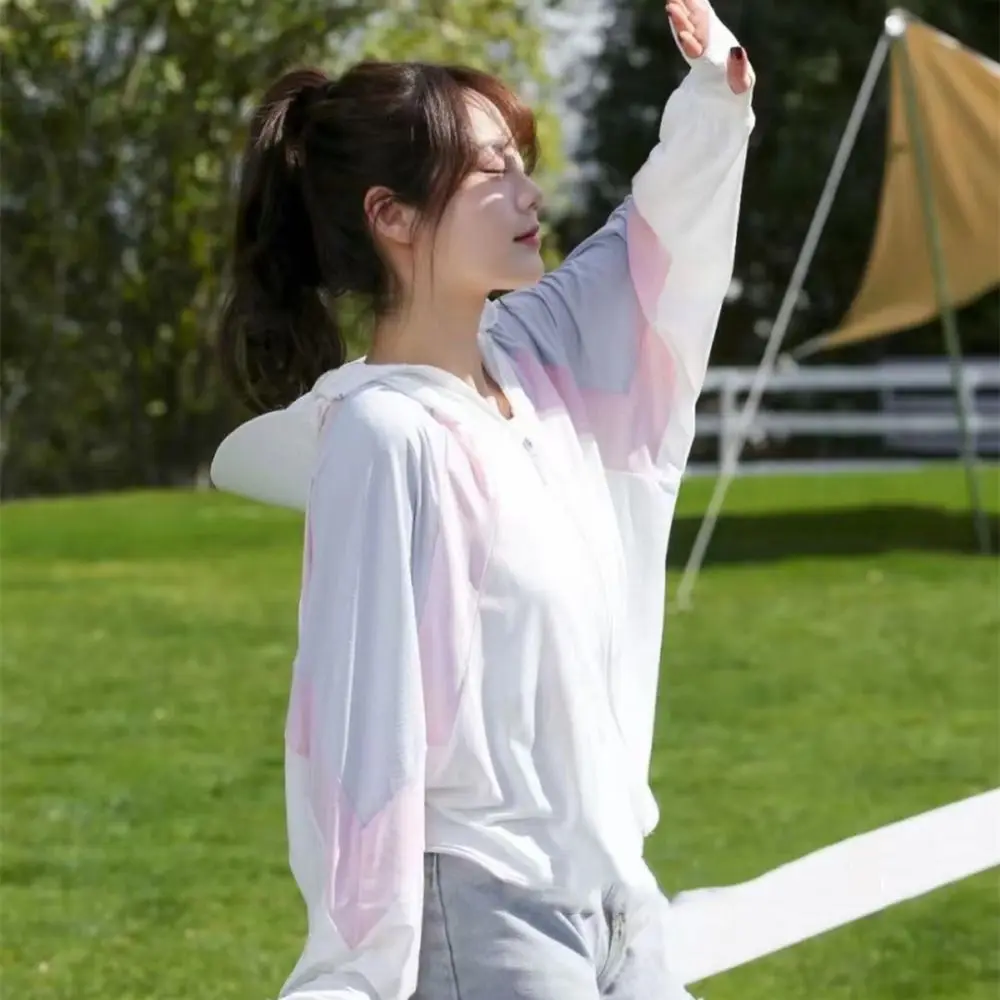 Солнцезащитная накидка с защитой от УФ-лучей и длинными рукавами