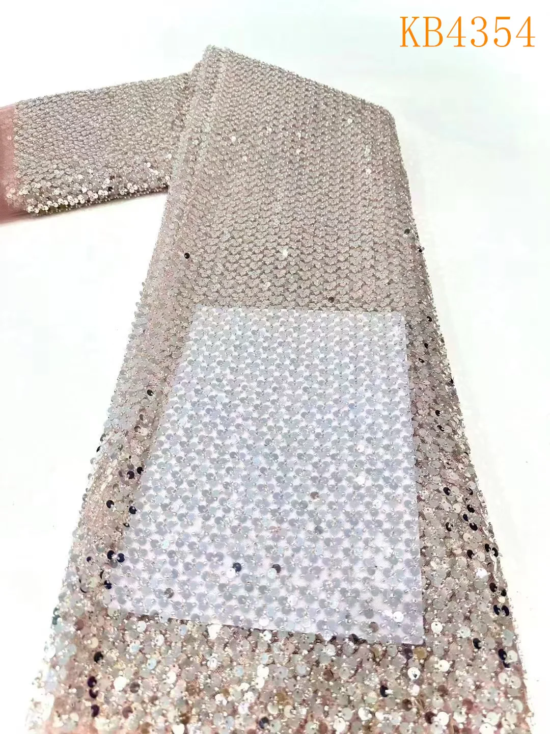 Тяжелая кружевная ткань с бисером и последовательными вечерними платьями