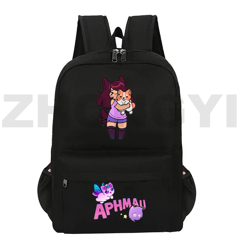 

Повседневный Рюкзак Aphmau Merch, дорожный рюкзак, студенческий рюкзак с рисунком аниме в виде кошки для школы, рюкзаки для девочек-подростков, детский рюкзак