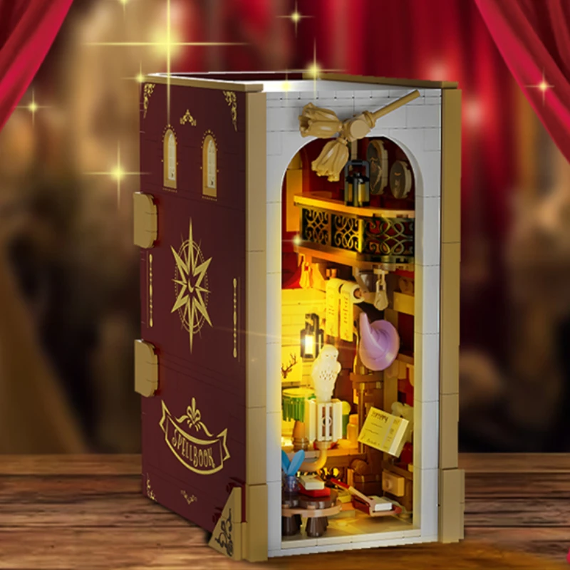 Волшебный домик-книга строительные блоки игрушки для сборки передвижная