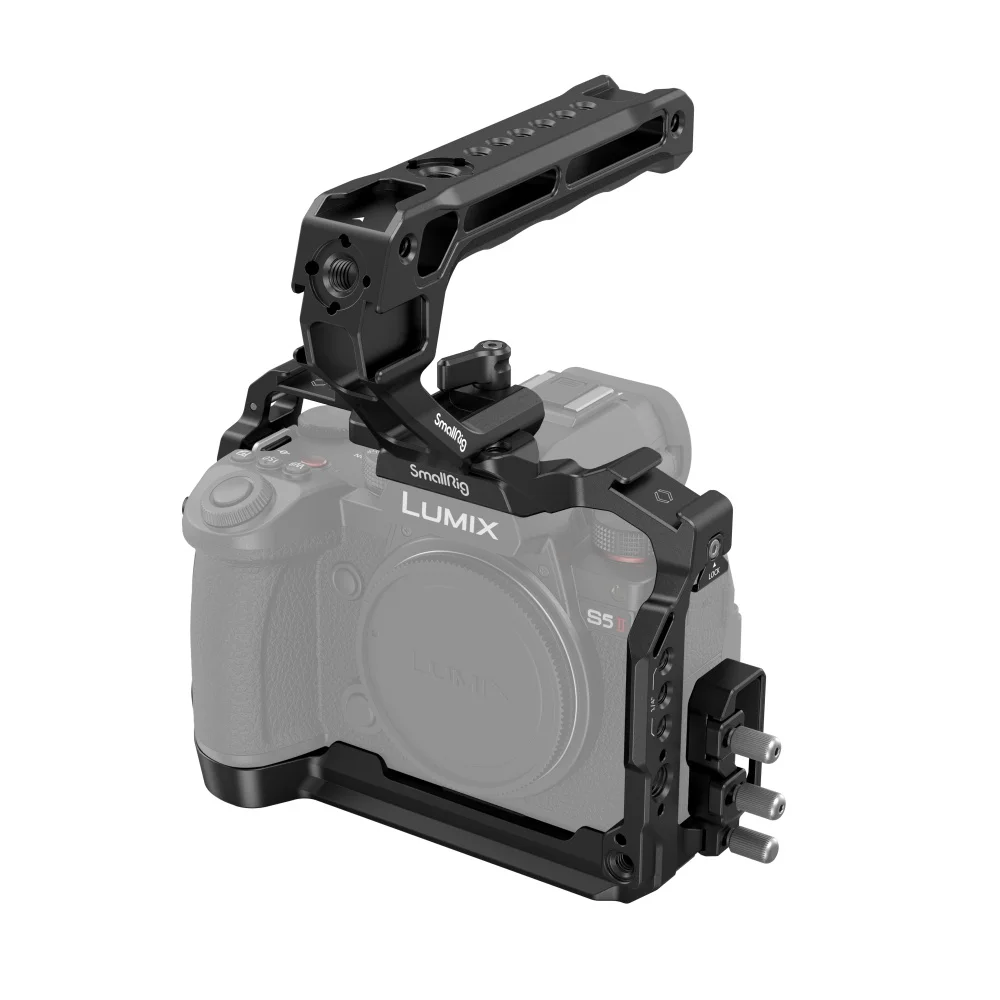 SmallRig Cage for Panasonic LUMIX S5 II Full Cage Kit with NATO Rails Cold Shoe Mounts Arca-Swiss Quick-Release Plate 4022 enlarge