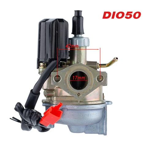 Карбюратор 17 мм для мотоцикла Honda 50 TACT 50 Stroke 50cc Dio 50 AF24 2-Storke