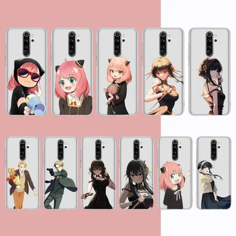 

MaiYaCa SPY×FAMILY Phone Case for Samsung S20 ULTRA S30 for Redmi 8 for Xiaomi Note10 for Huawei Y6 Y5 cover