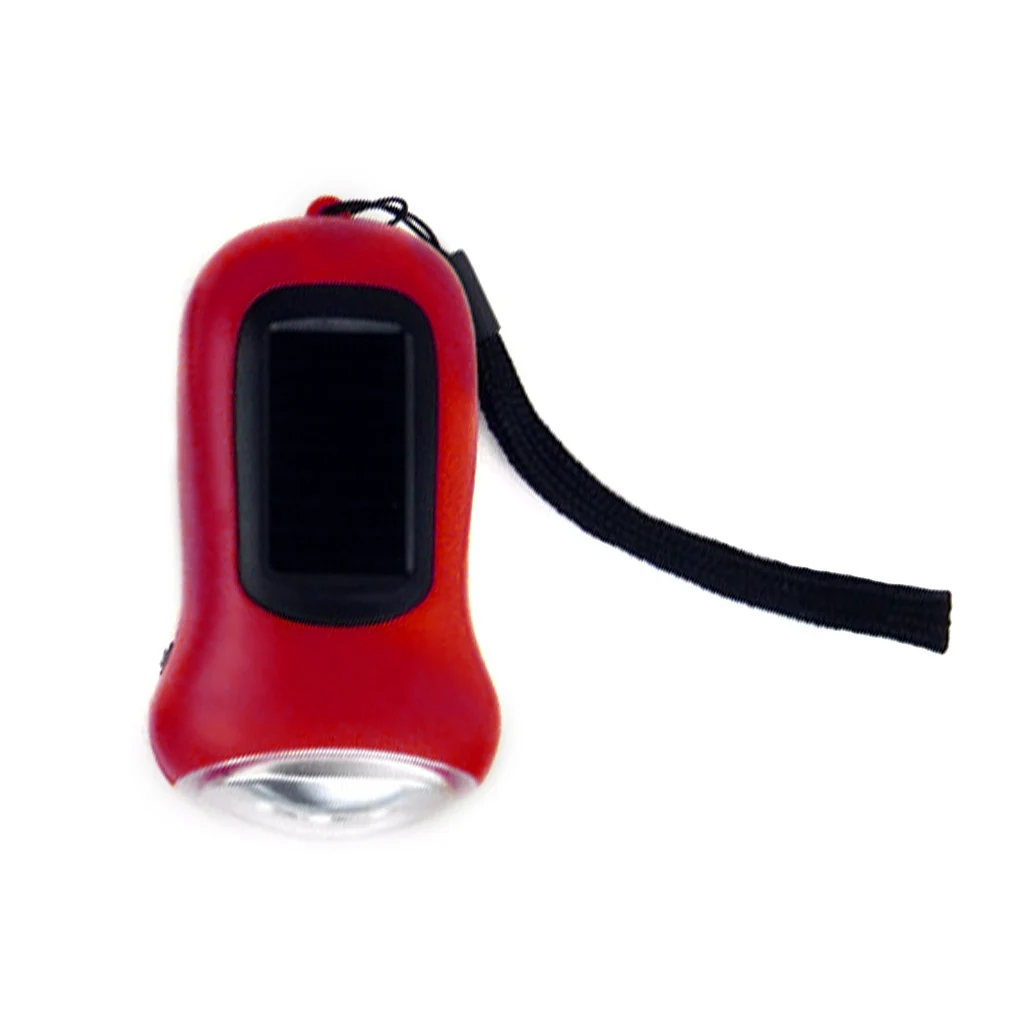 

Emergency LED Flashlights Mini Solar Hand Crank Night Light for Outdoor Camping Hiking