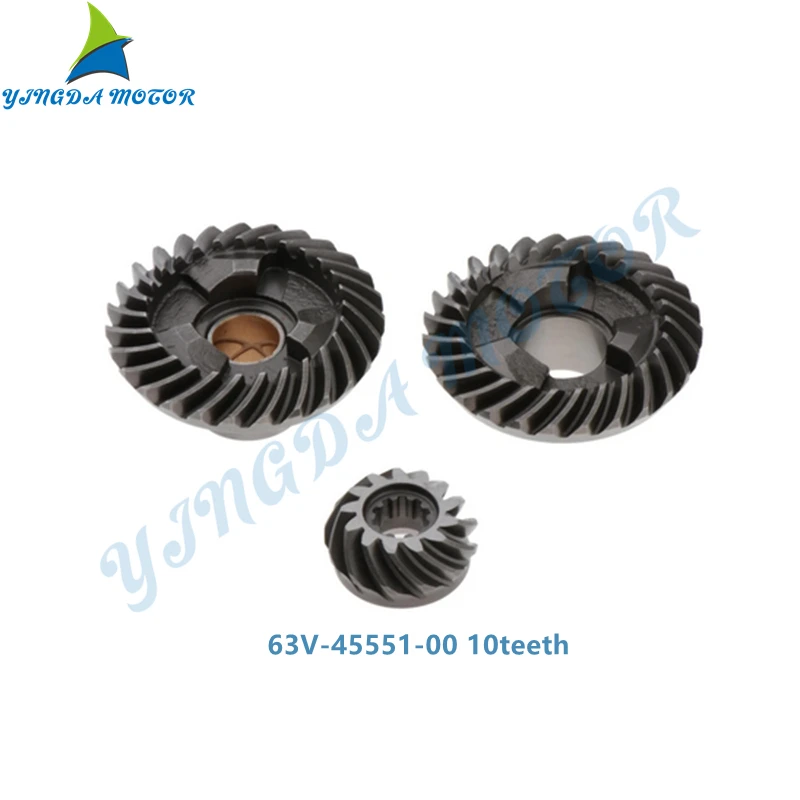 Комплект шестерен для Yamaha и комплект Hidea 2-тактный 15HP 15F лодочный двигатель 6E7-45560-01