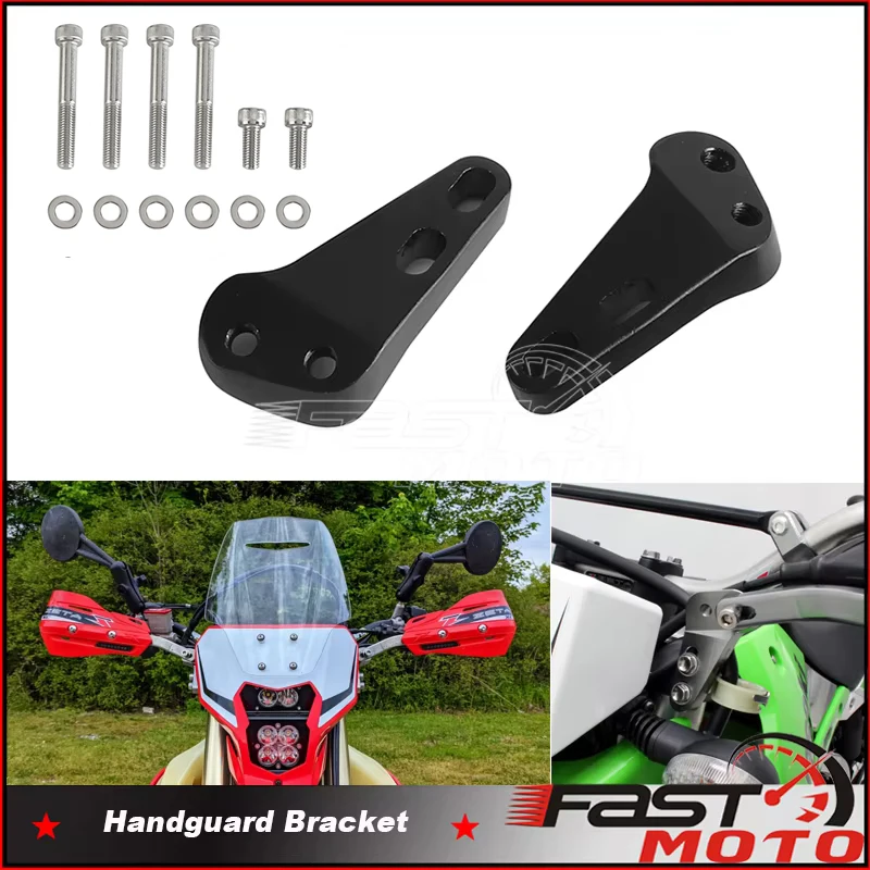 

Кронштейн защиты рук ZE71-1821 для Honda Kawasaki Suzuki Yamaha RMX KLX CRM KDX CRF XLR XR600R, крепление поручня для мотокросса