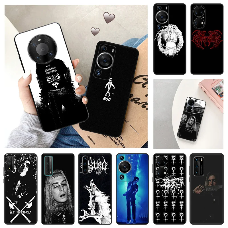 Ультратонкий Мягкий чехол для Huawei P40 P30 Lite P20 Pro P Smart Moto G200 G30 G31 One Fusion ghosteгрин черный