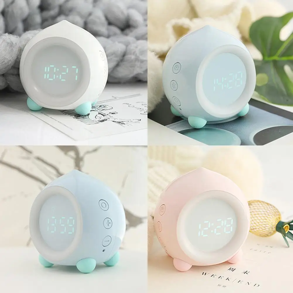 

Электронные часы с USB-зарядкой, светодиодные цифровые часы для сна, будильник для дома, спальни, настольные украшения, украшения, подарок J5M7