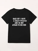 back off txt elegant female blouses or tops for woman t shirt y2k top sexy summer clothes womens t shirt manga books kuromi yk2