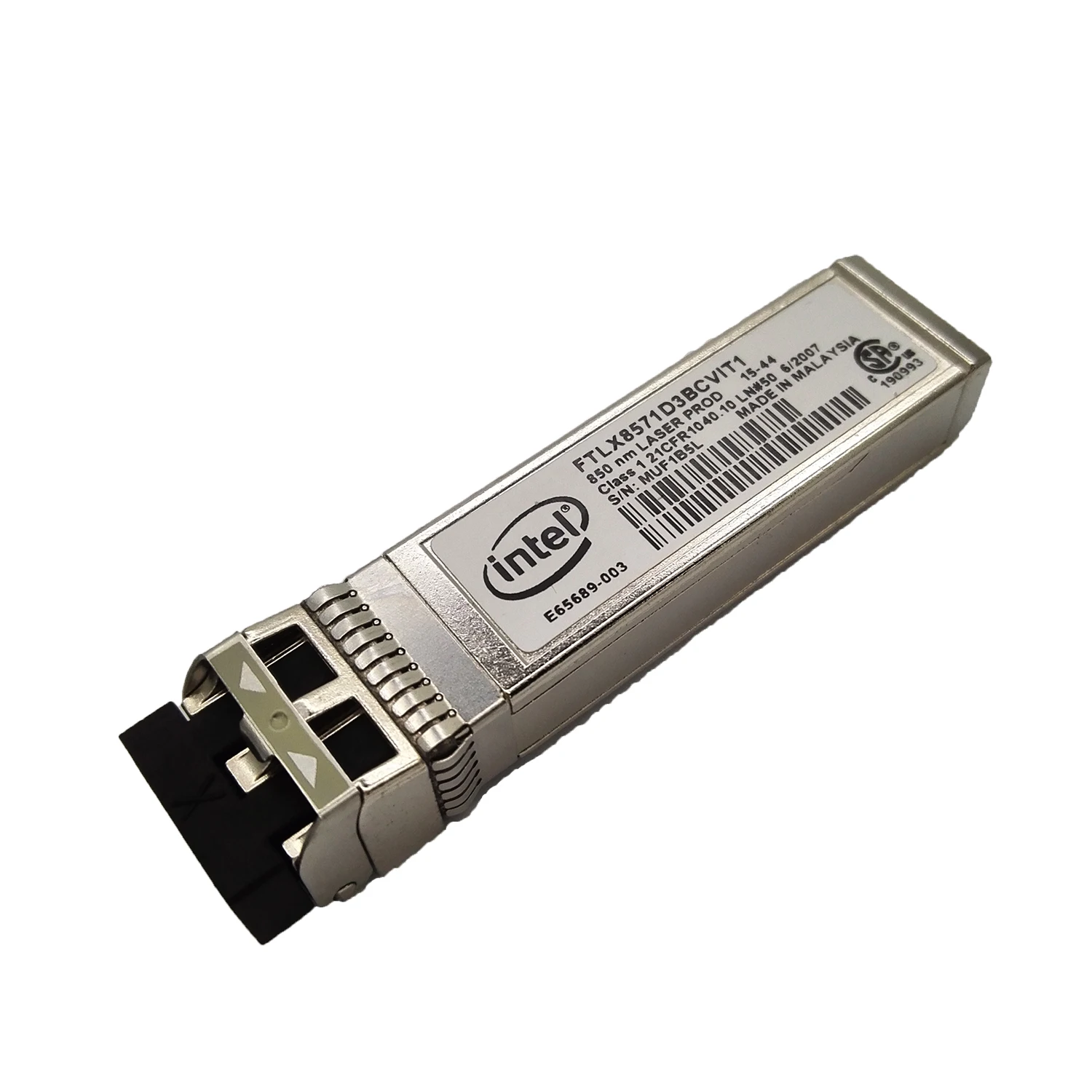 

Новый модуль приемопередатчика SFP 10 ГБ для Dell Intel FTLX8571D3BCLVIT1 850 нм, короткий диапазон 300 м, оптоволоконный LC SFP +