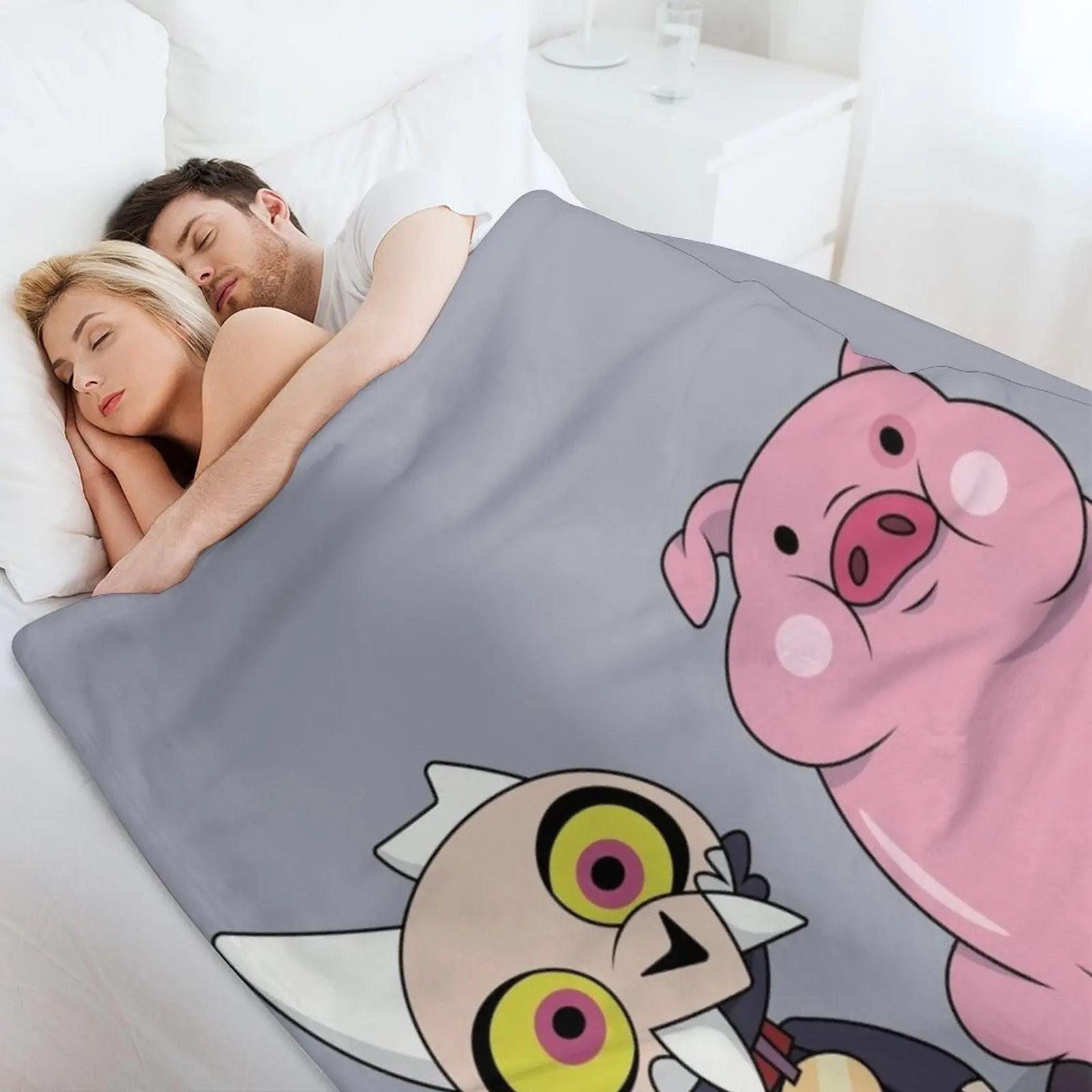 Одеяло King and Waddles милые мягкие одеяла для кроватей