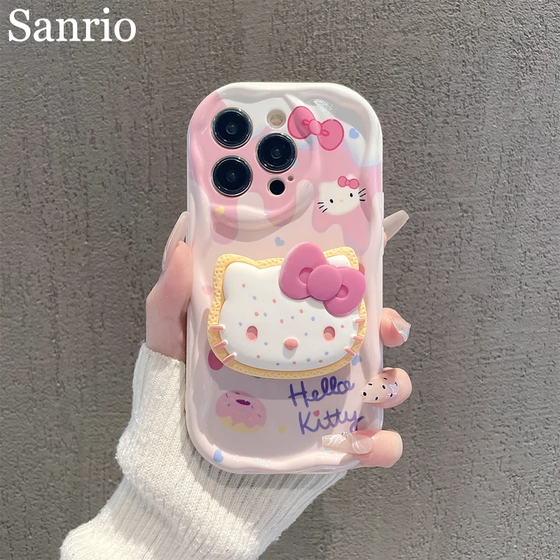 

Sanrio Hello Kitty Iphone13 Phone Case for IPhone11/14/12/ Xs/xr/11promax/7/8plus/13pro/6s Cartoon Cute Phone Chain Phone Holder