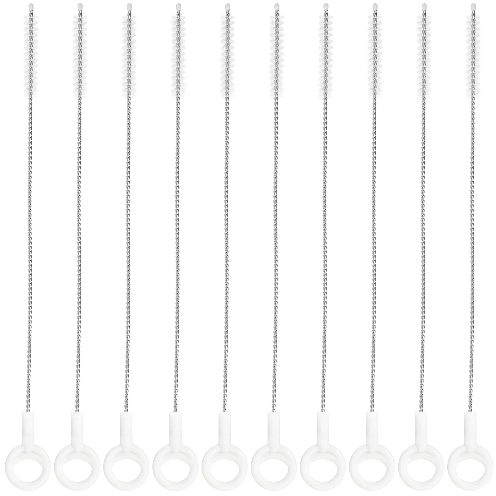 

10 Pcs Straw Brush Stainless Steel Cleaning Tool Baby Bottle Glass Cleaner Feeder Feeding-bottle Brushes Straws