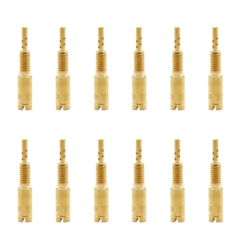 12 шт. комплект аксессуаров для карбюратора медленные пилотные форсунки от 10 до 37