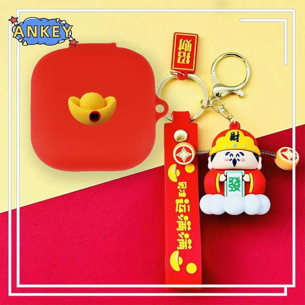 Чехол для Shokz OpenFit силиконовый чехол T910 милые наушники собак мягкий защитный