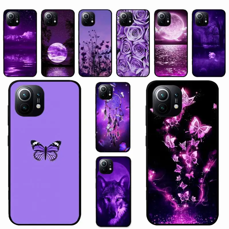 

Purple aesthetic Phone Case for Xiaomi mi 8 9 10 lite pro 9SE 5 6 X max 2 3 mix2s F1
