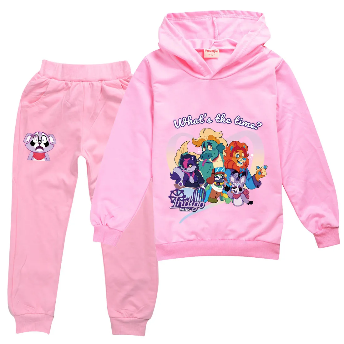 Детский комплект из свитшота и брюк с длинным рукавом