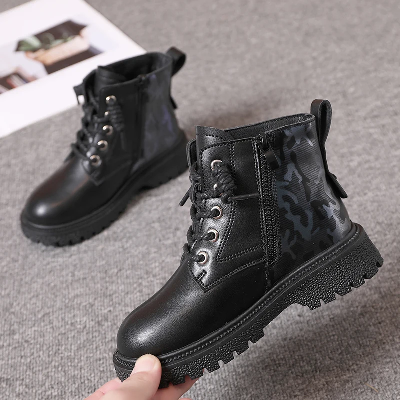 

Детские сапоги для мальчиков и девочек, Осень-зима 2022, модные уличные теплые хлопковые нескользящие сапоги для девочек и мальчиков, сапоги д...