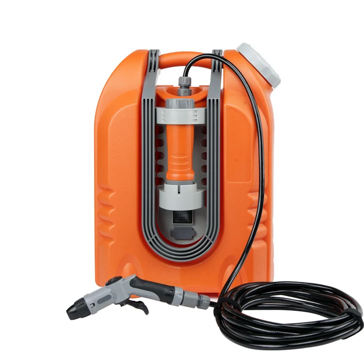 

20L 5.3 Gallon Outdoor High Pressure Car Washer With Pump 12V Rechargeable Battery For Cleaning