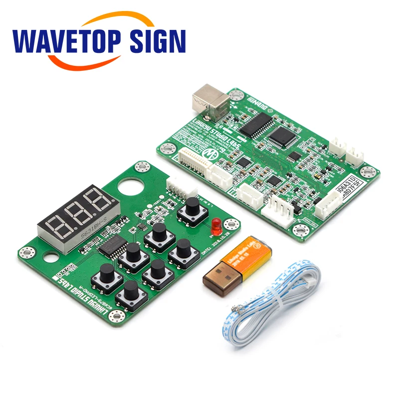 

WaveTopSign LIHUIYU M2 Nano Laser Controller Main Board+Control Panel + Dongle B System+Cable