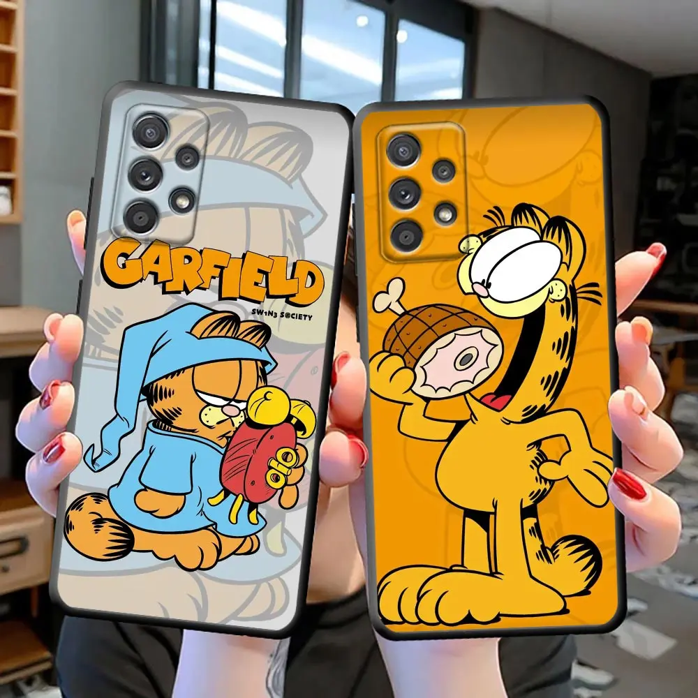 

Phone Case For Samsung S7 S8 S9 S10 4G Lite S10e S20 S21 FE S22 S23 Plus Ultra 5G Case Capa Para Disney Garfield