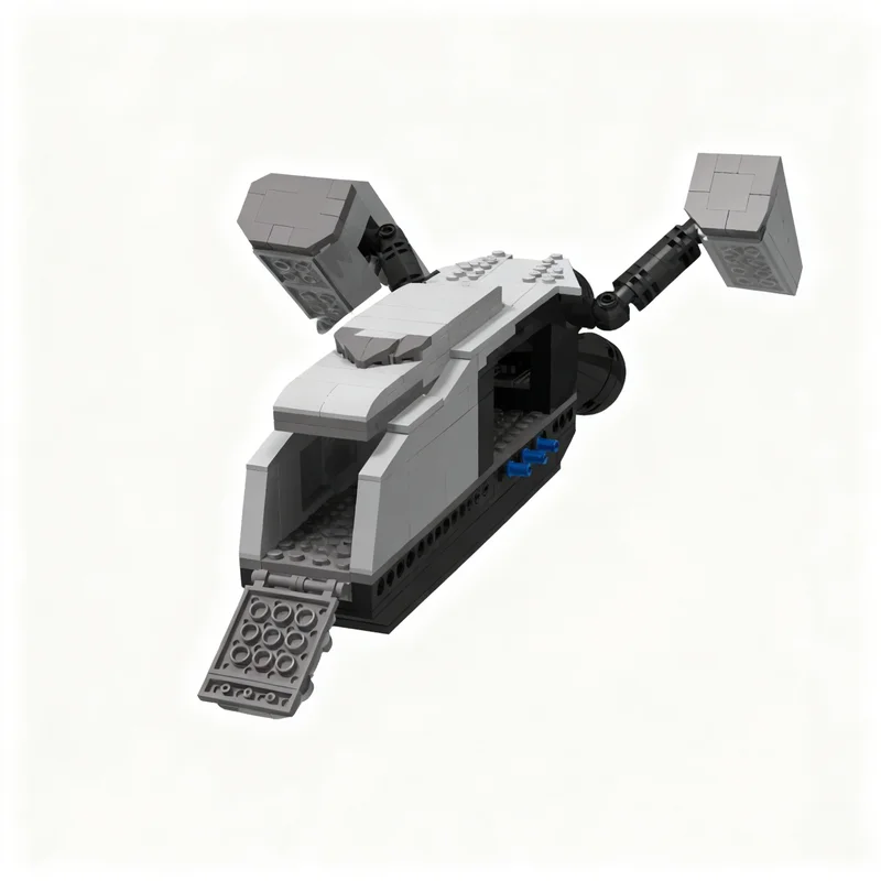 1053 детали MOC DHV MAGELLAN Death Stranding 2: Модель пляжной лодки, конструктор, игрушка для сборки, рождественский подарок, креативная идея для самостоятельной сборки (art.: 3920da4babc66) - 3920da4babc66