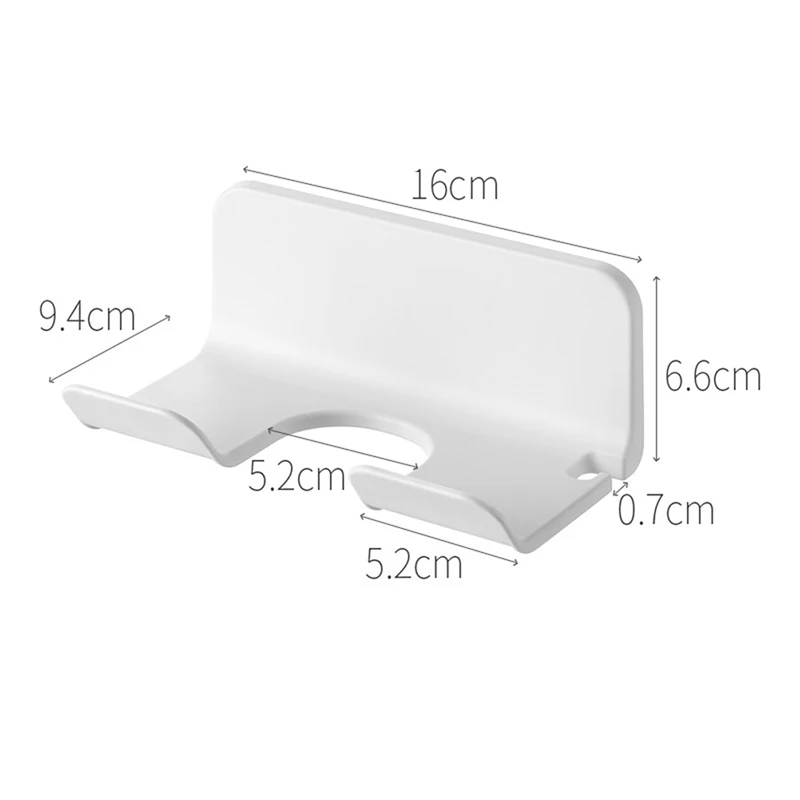 

Hair dryer storage rack toilet wall mounted hair dryer support shelf organizer
