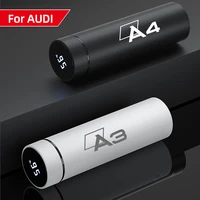 for audi tt a3 a4 a5 a6 a7 a8 500ml intelligent stainless steel car thermos bottle cup temperature display vacuum flasks travel