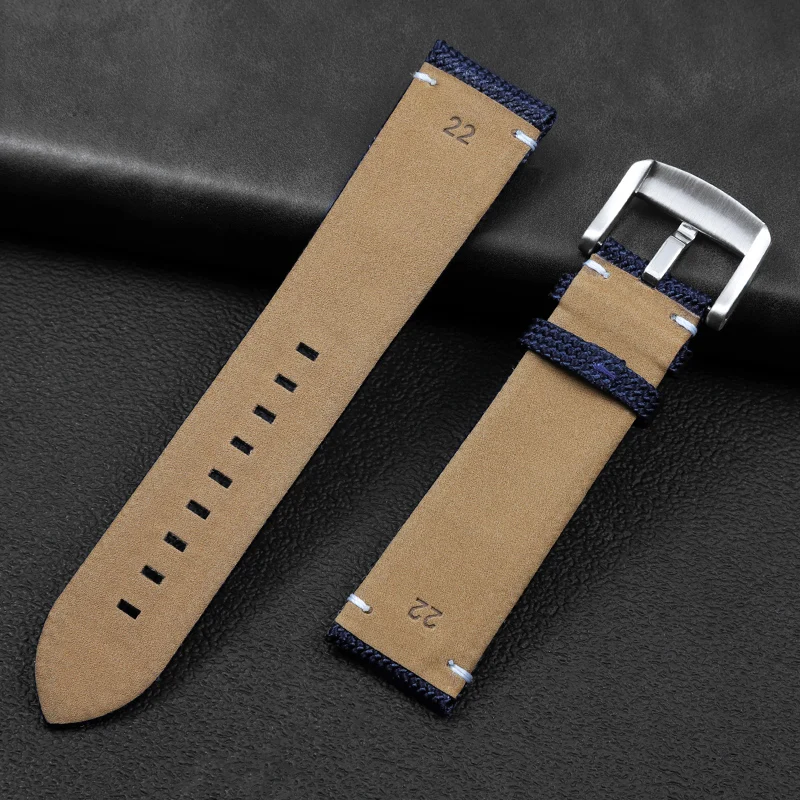 Фото Ремешок нейлоновый для мужских часов Mido navigator m026 430 Tissot suchi t116 617 22 мм №3