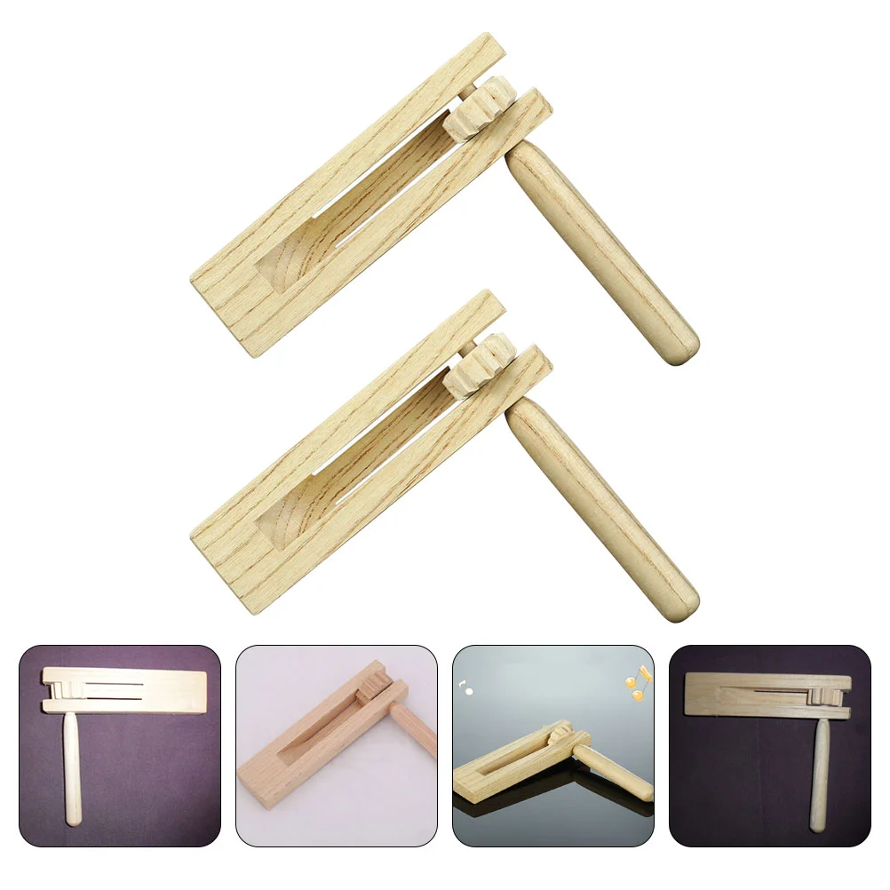 

2 шт., деревянные игрушки с храповым механизмом