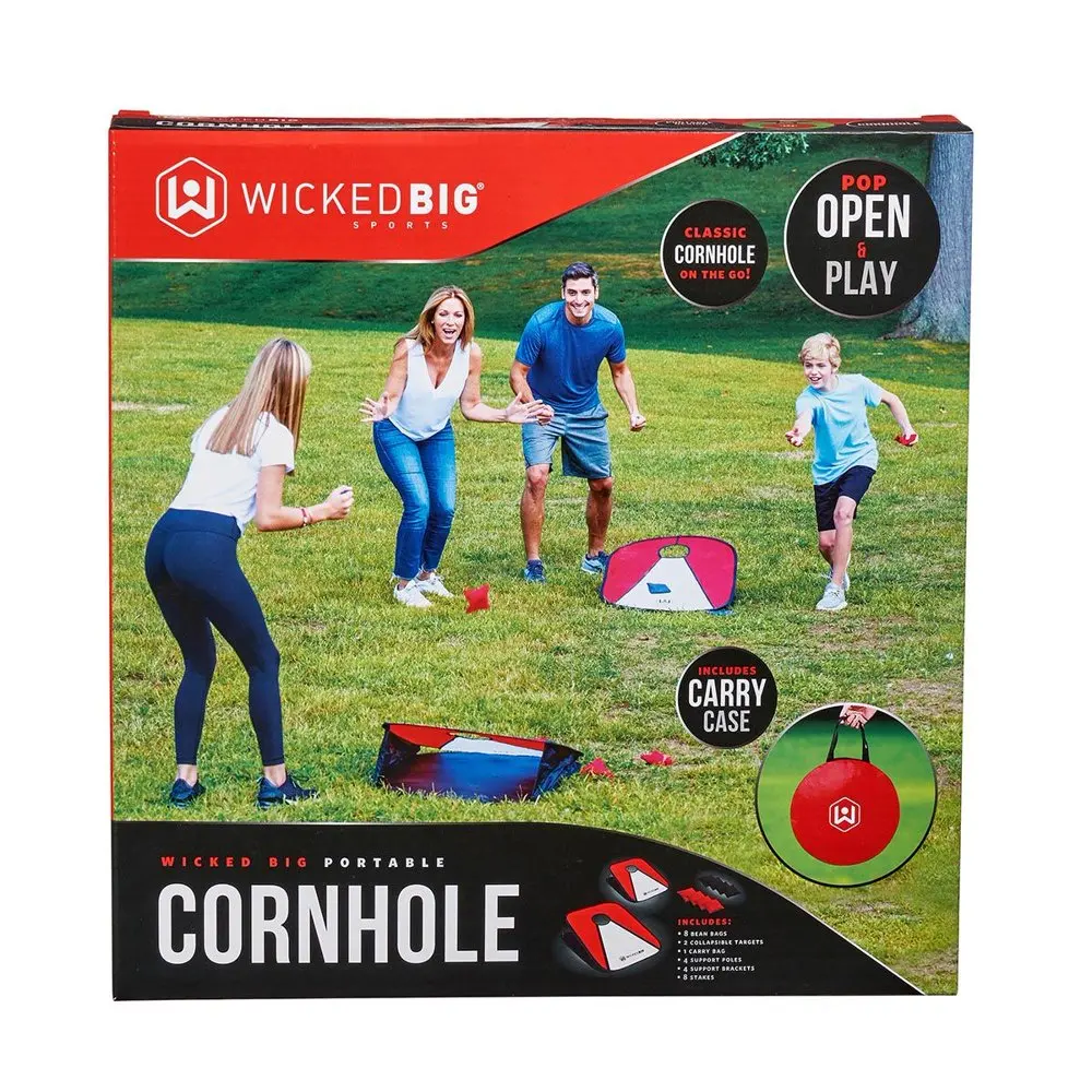 

Collapsible Vinyl Cornhole Outdoor Lawn