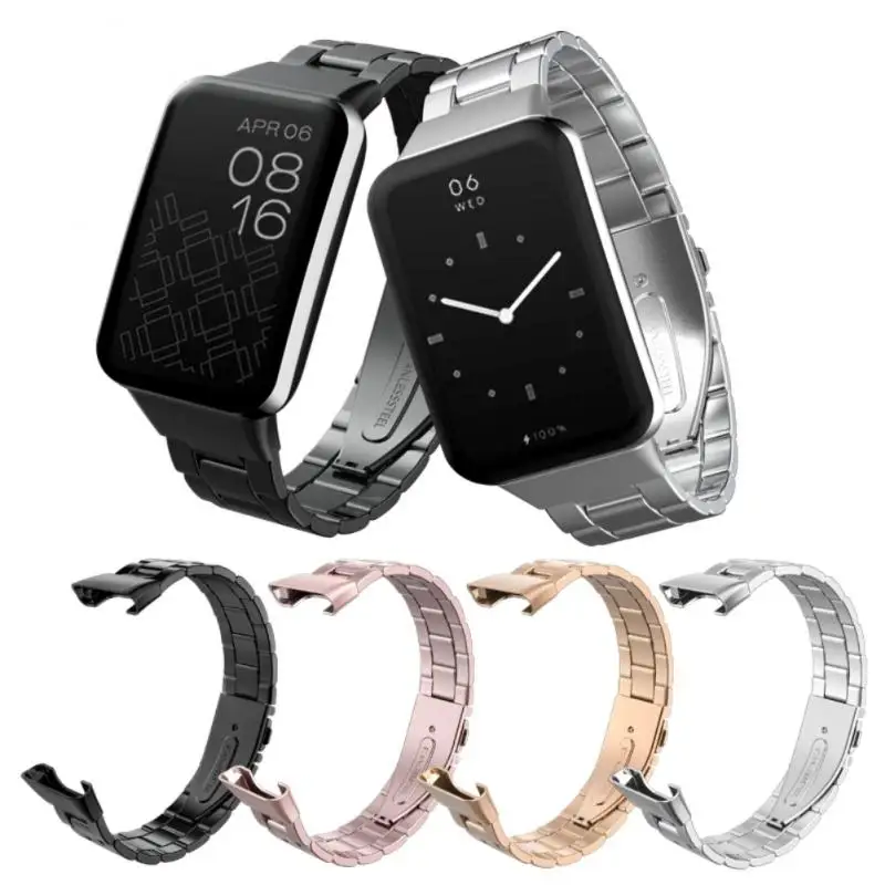 

Stainless Steel Strap For Xiaomi Band 7 Pro Smart Watch Metal Frame Protector Case Bracelet Watchband For Mi Band 7Pro Accessory