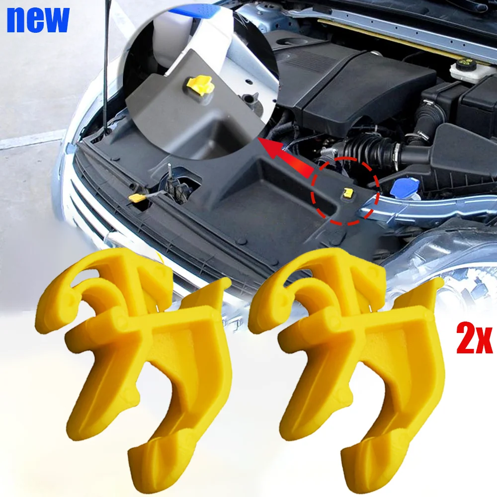 

2 шт. новый зажим поддержки капота для Ford S-Max 2006 2007-2014 Transit 2006-2021 Fiesta MK3 1989 1990-1997