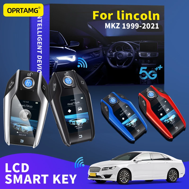 

OPRTAMG For lincoln MKZ 1999 2000 2002 2003 2004 2005 2006 2007 2008 2009 2021 Keyles Entry Remote Car Key Modified Smart LCD