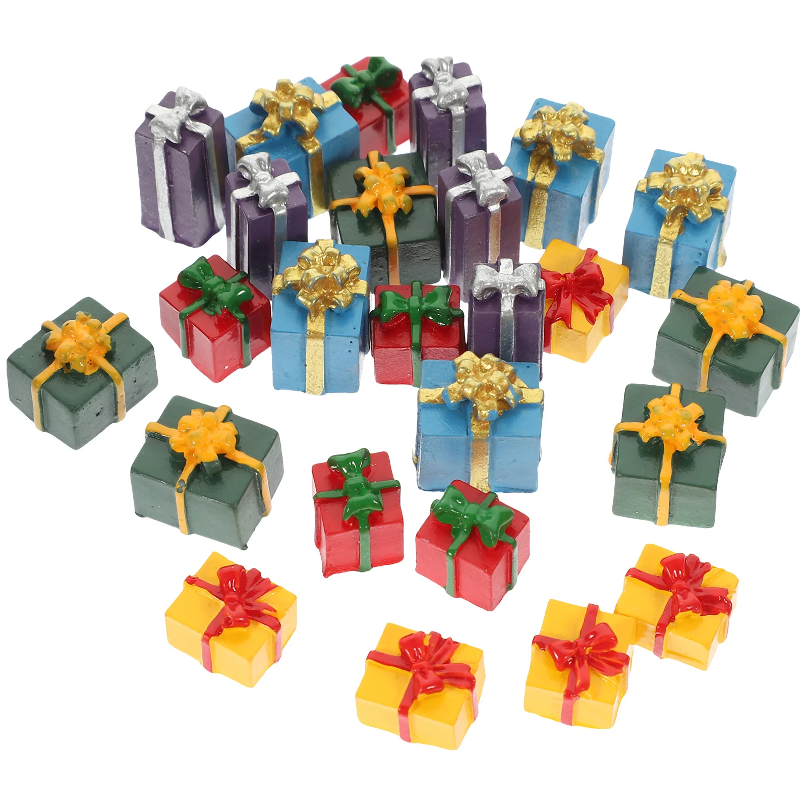 

Миниатюрная Подарочная коробка, 25 шт., модель, украшение для дома, забавная маленькая подарочная коробка