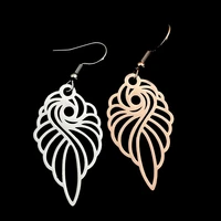 1 pair gold color women dangle earring geometric irregular stainless steel jewelry earring for women ear hoop christmas gift