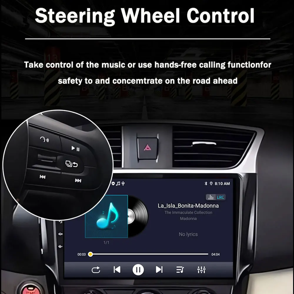 Фото Для Toyota Sienta 2016-2019 Android Auto Carplay Авто Радио Мультимедийный Плеер Bluetooth GPS Навигация 4G LTE WiFi DSP Стерео №3