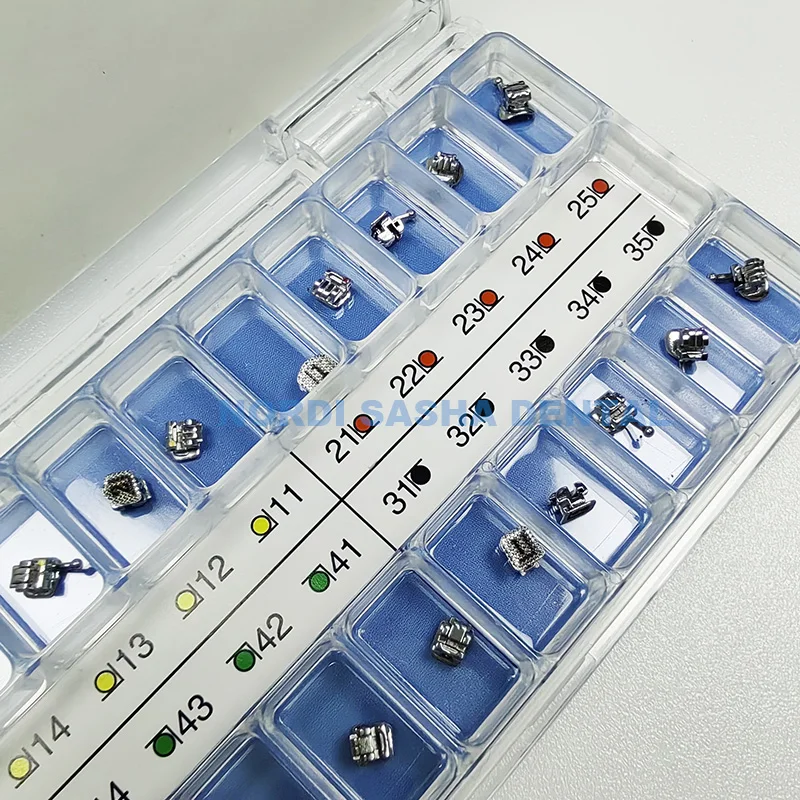 1 коробка ортодонтический металлический самолигирующий кронштейн для зубов 0 022