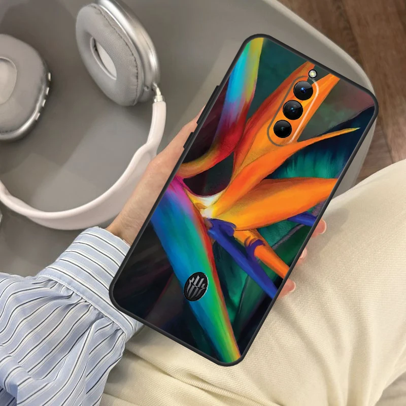 Чехол Tropical Paradise Hawaiian Birds для Red Magic 10 Pro Plus 9 8 7 6 5G 5S 6R RedMagic 10S 8S 7S 9S Cover