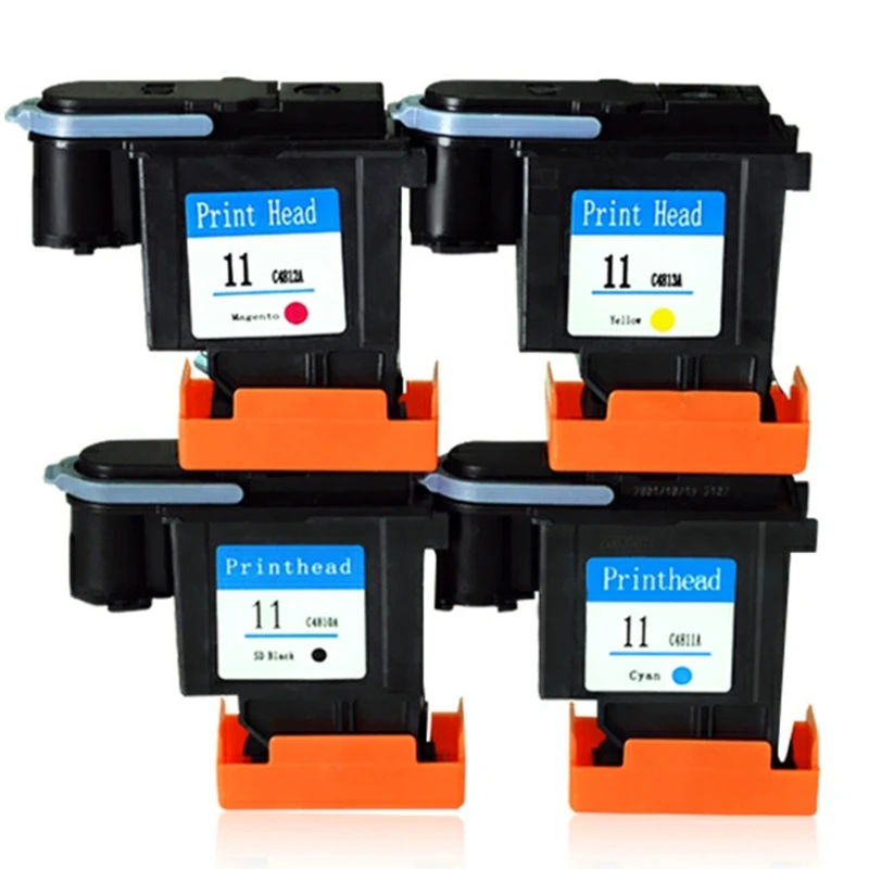 

Replacement Printhead C4810A C4811A C4812A C4813A Print Head Fit for HP 11 70 100 110 500 510 500PS Printers Accessories H8WD