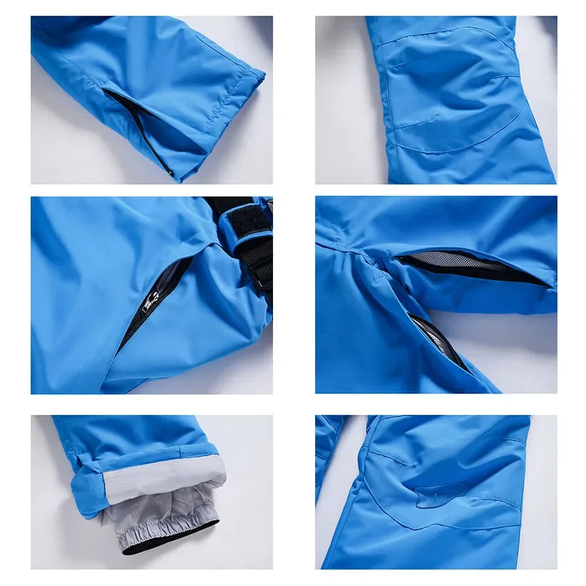 Новые зимние уличные лыжные штаны ветрозащитные водонепроницаемые теплые для