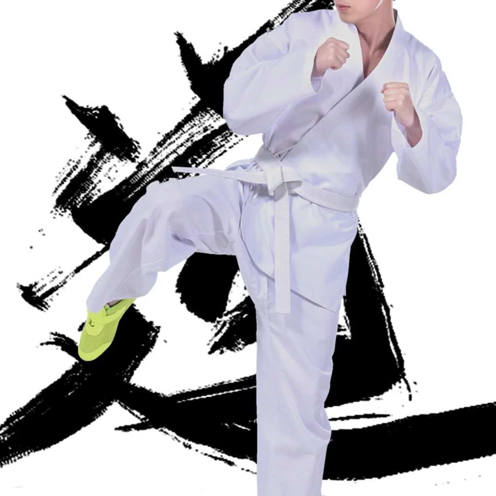 

Karate Uniform Set Adult Sports Training Clothes Teaching Practice Sportswear Polyester Clothing Pants Competition
