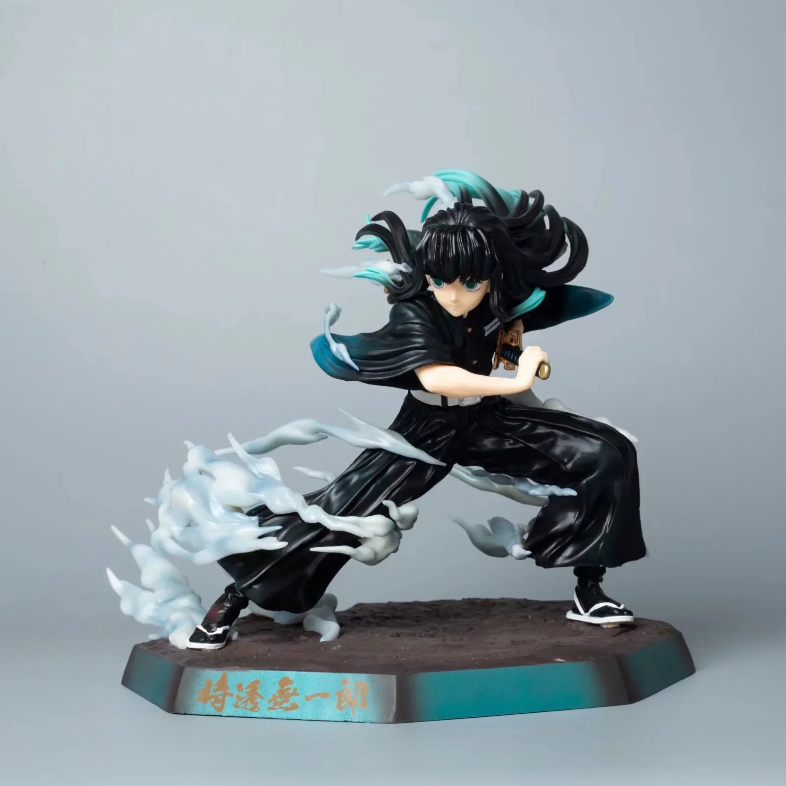 

18cm Anime Demon Slayer Gk Tokitou Muichirou PVC Action Figure Model Kimetsu No Yaiba Doll Collection Ornaments Decoration Gift