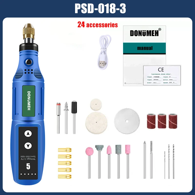 

Беспроводная мини-дрель DONUMEH