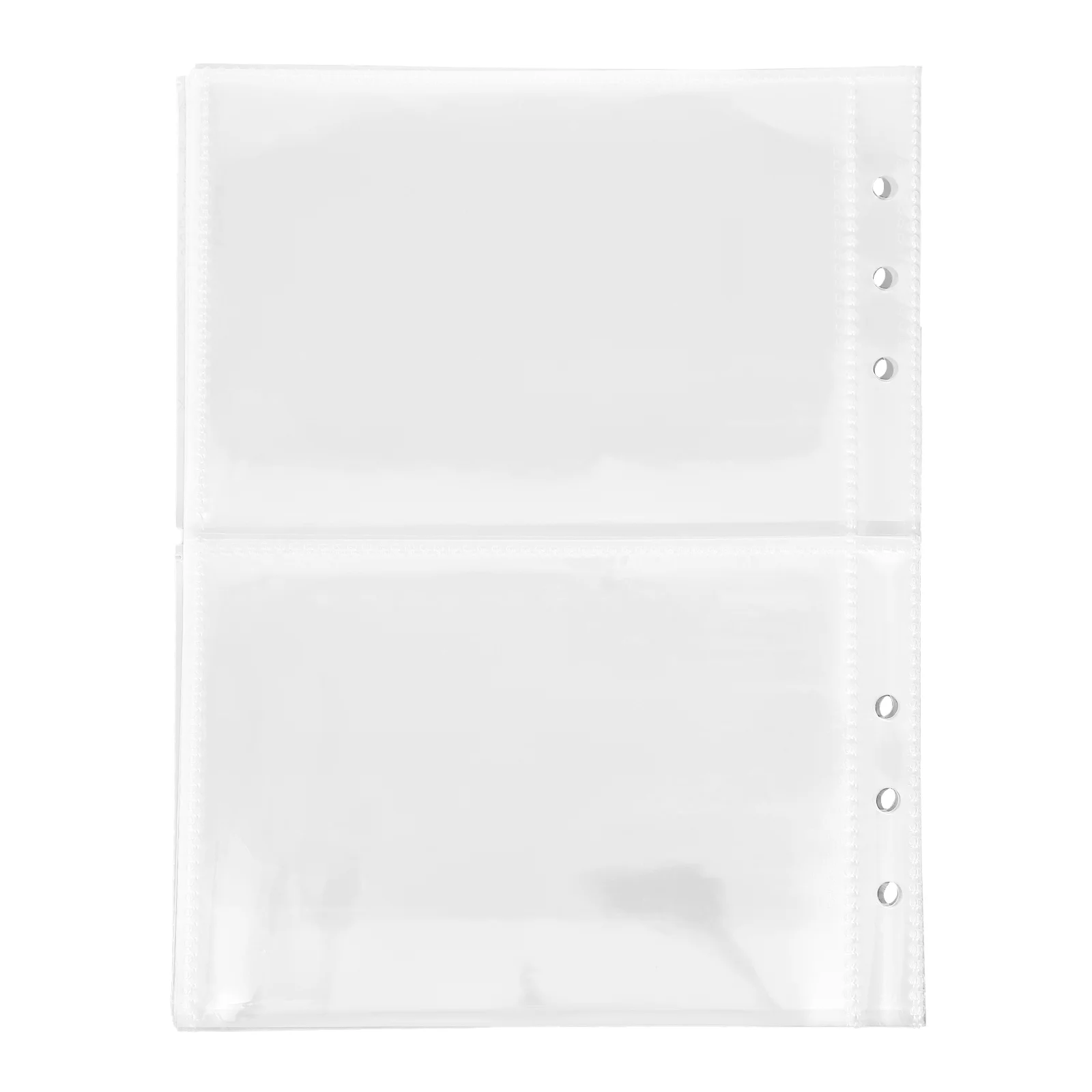 

Transparent Display Booklet Clear Card Sleeves Plastic Inner Page Manual Album ID Pp Protective Cover Certificate Protection