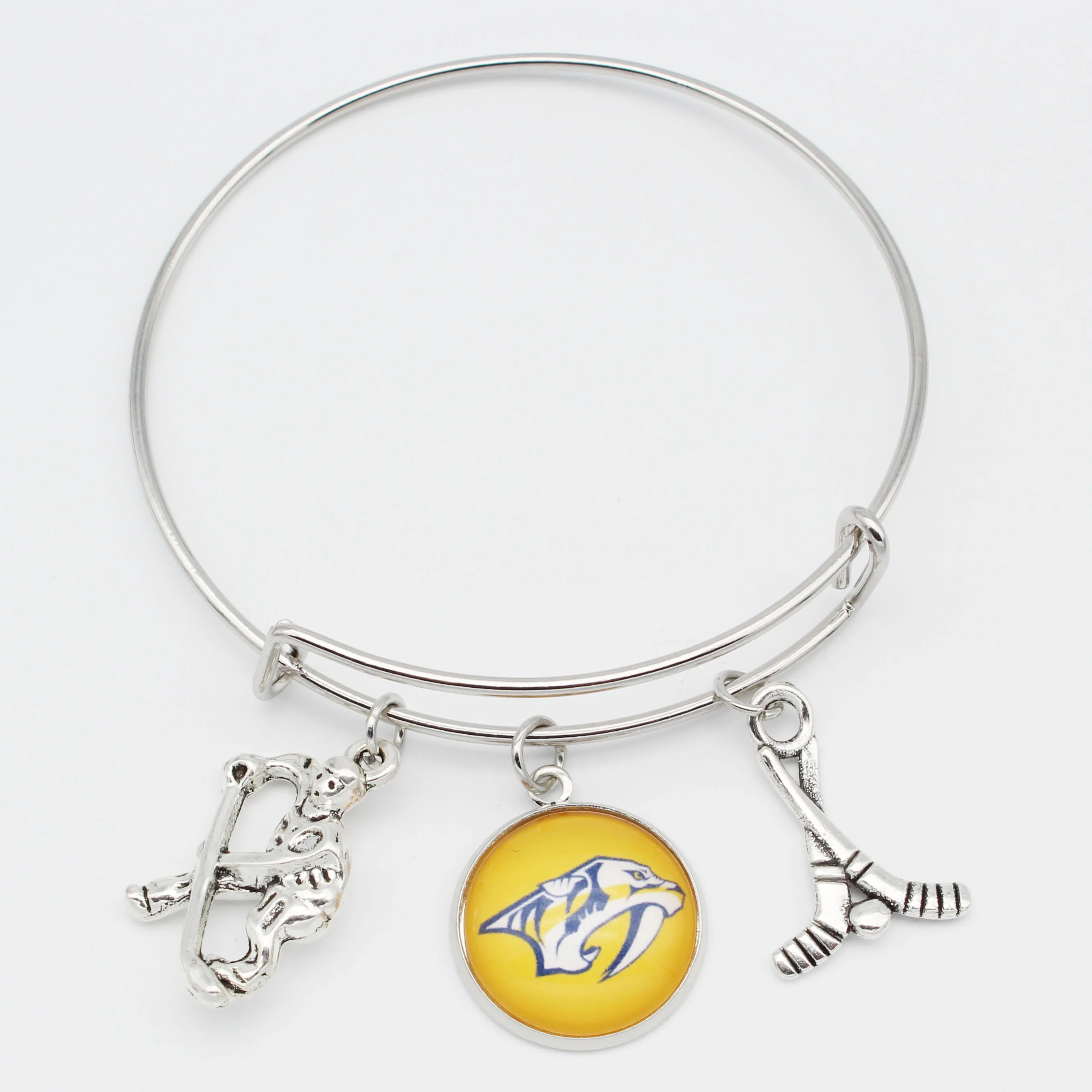 

Charms DIY US Ice Hockey Team Western Conference Central Division Nashville Dangle DIY Bracelet Sports Jewelry Accessories