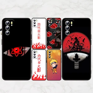 naruto animation logo for oppo find x5 x3 x2 neo reno7 se 6 5 4 2 z f lite pro 5g 4g black soft silicone phone case free global shipping