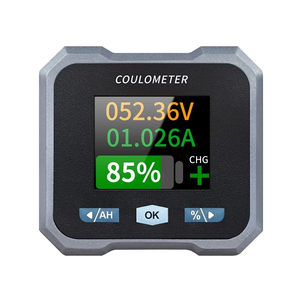 JUNTEK BL105F DC 10-100 В 0-400A тестер батареи Кулоновый счетчик индикатор емкости амперметр