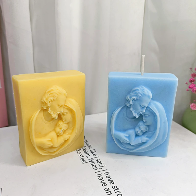 Силиконовые Формы Для Мыла Тема Святой Семьи Плетение Ручной Работы Кулинарный